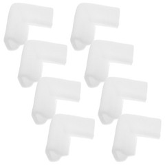8Pcs High Density Foam Corner Guards White for Furniture Protection