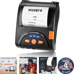 Mini Bluetooth Thermal Receipt Printer for Android & Windows – 203 DPI Clarity