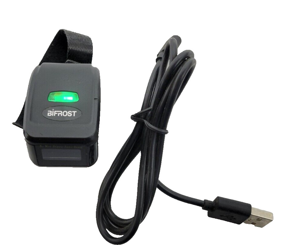 Bifrost R301367 Portable Ring Scanner Micro USB On/Off Switch – Black used.