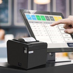 High Speed 250mm sec POS Receipt Printer with USB Serial Ethernet Connectivity