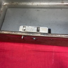 Vintage Metal Lit-Ning Products Cash Box- No Key-no Tray- Estate Find