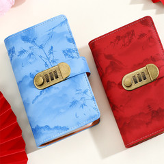 A6 Cash Saving Book Binder with Shanshui Print – Money Storage & Budget Planne