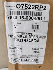 NEW Thermal Receipt Paper 3-1/8 inch Wide x 950&prime; Lot of 6