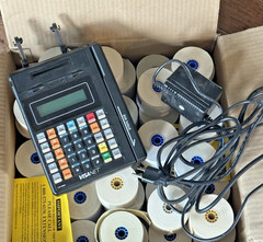 Hypercom Visanet T7P EFT POS Credit Card Terminal w/ 25+ Thermal Receipt Rolls