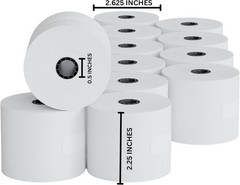 Upgrade Adding Machine Tape, 2 1/4 x 150 ft, 12 Pack,