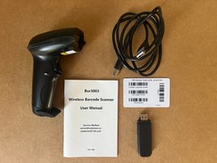 Wireless Barcode Scanner 328 Feet Range USB Laser Handheld