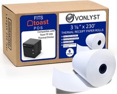 Thermal Printer Paper Roll for Toast TP200 Receipt Printer Point of Sale 06