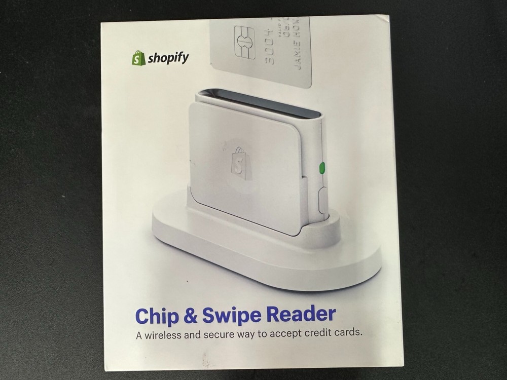 Shopify Chip & Swipe Reader – White (Model S1701)