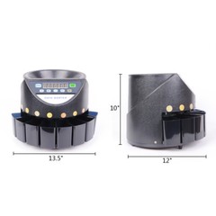 GLF Auto Pound GBP Coin Counter Money Sorter Electric Bank Cash Sorting Machine