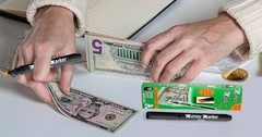 Upgraded Chisel Tip Counterfeit Bill Detection Pens – 5 Pack for Cash Safety