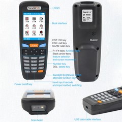 NEWSCAN NS6606H One-dimensional Red Light Wireless Barcode Scanner Collector, N