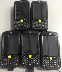 Lot of 5x Zebra MC55A0 Handheld Computer Barcode BT WM6.0 MC55A0-P40SWQQA9WR