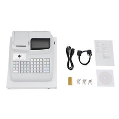 LED Display POS Electronic Cash Register Drawer BoxFor Restaurant Bills Coins
