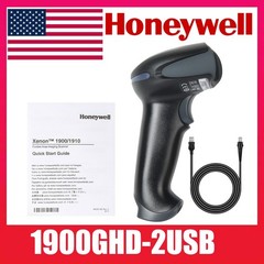 Honeywell Xenon 1900GHD-2USB 2D Wired Handheld Barcode Scanner w/ USB Cable USA