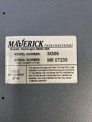 Maverick M366 Exception Check Encoder MICR III No Power Cord
