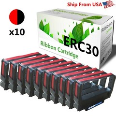 10 PK ERC-30 ERC30 Ribbon Use For Epson TM-U220B TM-U220D TM-U230 TM-U300