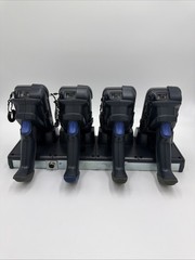 Lot of 4 Intermec CN70 Barcode Scanners w/ 4-Slot Dock & Power Supply
