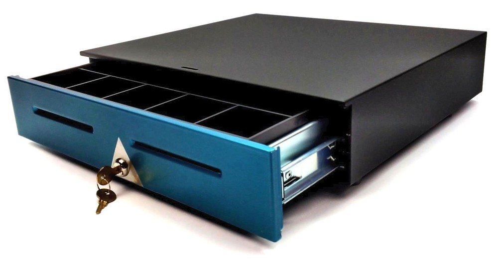 APG Series 4000 Cash Drawer 5 Bill 5 Coin Tray JD424-1-IG1816-C-K6 18&Prime; x 16&Prime;