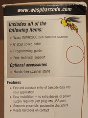 Wasp WWR 2905 Pen Barcode Scanner WR2905 – USB Wired Bar Code Reader PC Wasp NEW