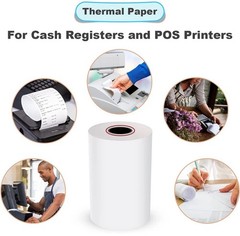 3 1/8&Prime; (80mm) x 230&prime; Thermal Receipt Rolls (16 rolls In Each Pack)