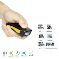 NT-L5 Wired 2D Barcode Scanner AND C750 Wireless Bluetooth QR Bar code Reader
