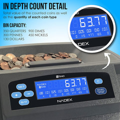 S540 Pro | Coin Counter, Sorter, and Wrapper | Sorts up to 300 Coins per Minute