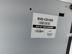 16&Prime; CASH DRAWER HEAVY DUTY P.O.S 5 BILLS 5 CHANGE EVO-CD16B w/ Key