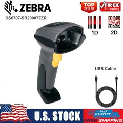 Symbol DS6707-SR20007ZZR 1D 2D Barcode Scanner Handheld Reader with USB Cable