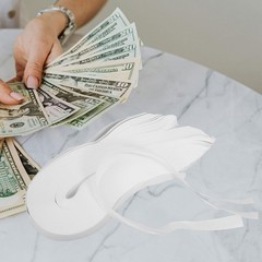 Self Sealing Bill Straps Paper Cash Banknote Currency Wrappers for Bills