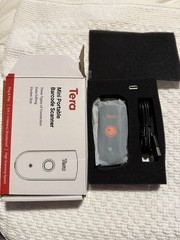 Tera 1100L Black Mini Handheld Portable Shockproof High Speed Barcode Scanner 5V