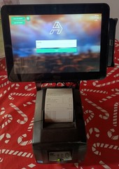 ELO Toast Black i3-10STD 10&Prime; Touchscreen POS System With Power Supply & Printer