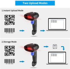 NetumScan L8S Wireless QR Barcode Scanner, 2.4G Wireless USB Automatic 2D