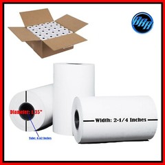 VERIFONE VX-520 2 1/4 x 50 THERMAL RECEIPT PAPER 50 ROLLS – Buyregisterrolls