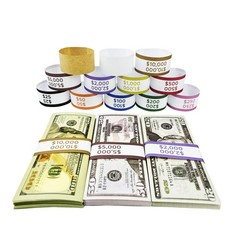 Homrelaxy 600pcs Money Bands For Cash Self Adhesive Currency Straps 12 ABA Color