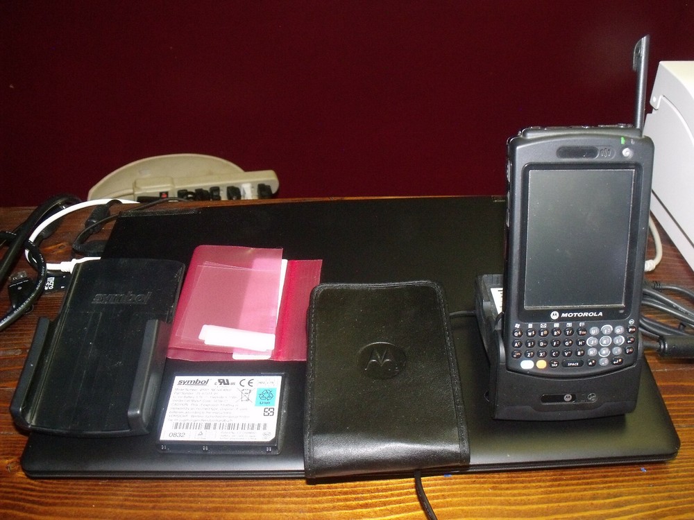 Symbol Pocket PC Barcode Scanner MC50 MC5040-with cradle extra battery & charger