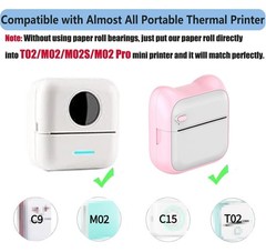 10 Rolls SelfAdhesive Thermal Paper, Glossy Thermal Printer Paper for Mini Po…