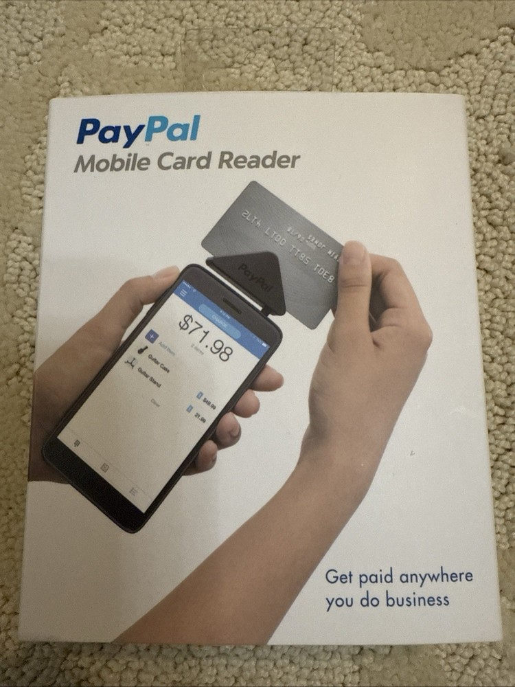 PayPal Mobile Card Reader Compatible with Windows, iOS, and Android