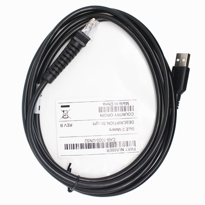 1pc 6FT 2M USB Cable For PSC Datalogic QS6500 7000 1100i 3200VS Barcode Scanner