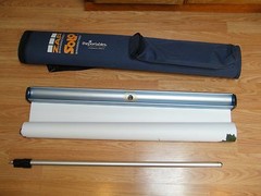 ZAP SOLO BANNERSTAND 35&Prime; DISPLAY WITH CASE DISPLAY STAND, POLE & CASE ONLY