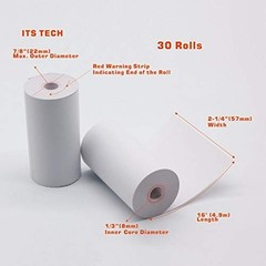 30 Coreless Thermal Paper Rolls for Poynt Smart Payment Terminal Receipt Prin…
