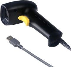 Efficient Handheld 1D USB Barcode Reader: Fast Scanning for Inventory Management