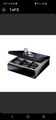 Sentrysafe KeepSafe DS-1 Portable Security Safe With Key Lock & Money Tray Black