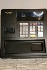 Sharp XE-A107 Small Business Electronic Cash Register No Key No Power Cord .