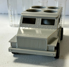 Vintage Toy Armored Coins Cash Truck Coin Sorter, 1, 5, 10, & 25 Cents