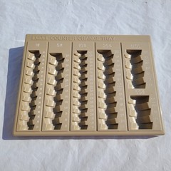 PM Company Coin Counter Change Tray 9.75” X 7.5” Vintage Tray Only