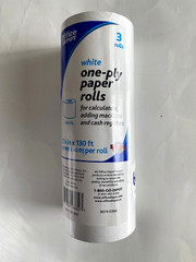 *NEW* Office Depot One-Ply Register Paper Rolls, 2 1/4&Prime; x 130&prime; White Pack Of 3