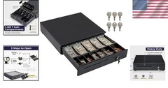POS Cash Register Drawer 16&Prime; Metal Key Lock 12-24V Replacement