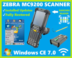Zebra MC92N0-GJ0SYEYA6WR Scanner Long Range Laser, Windows CE 7.0, Battery!🔥⭐