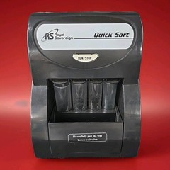 Royal Sovereign Quick Sort Coin Sorter Counter Machine QS-1AC Tested