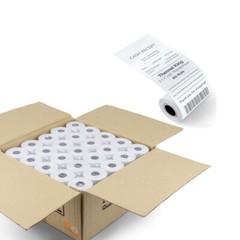 50 Rolls 2 1/4&Prime; x 85&prime; Thermal POS Receipt Cash Register Tape Credit Card Paper